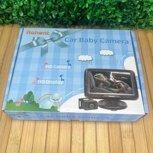 Rohent Baby Car Camera with Display HD 1080P Baby Car Mirror 5 Mins Easy Crystal